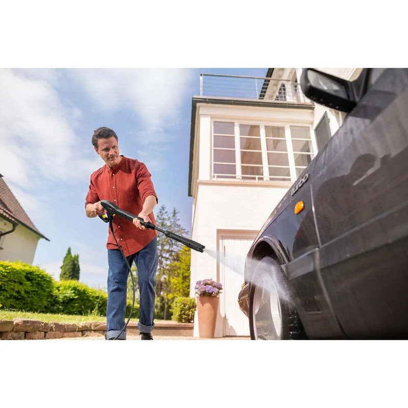 Karcher K 4 Black Home - Idropulitrice con doppia lancia, "patio senza spazzola" e detergente