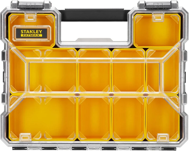 Stanley 1-97-521 - Organizer valigetta porta attrezzi a 10 scomparti FATMAX