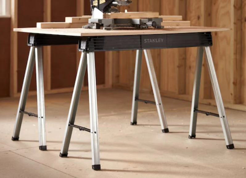 Stanley 1-97-475 Coppia di Cavalletti Pieghevoli , portata 340 Kg