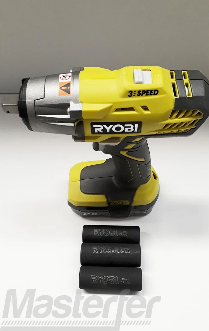 Ryobi R18IW3-120S - Avvitatore ad Impulsi 18V 1/2" smontagomme 400Nm