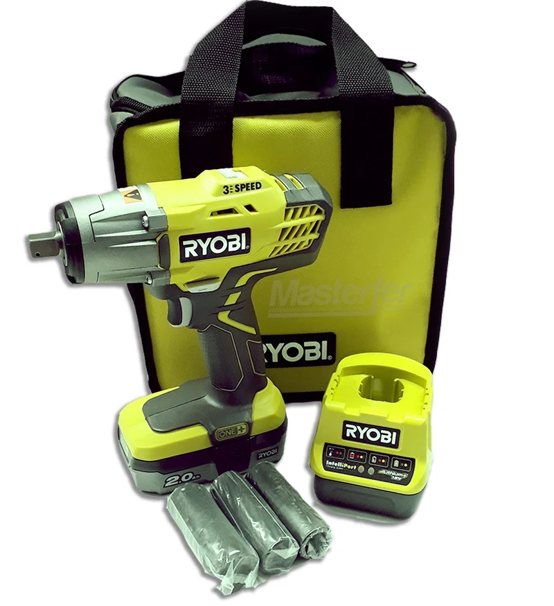 Ryobi R18IW3-120S - Avvitatore ad Impulsi 18V 1/2" smontagomme 400Nm