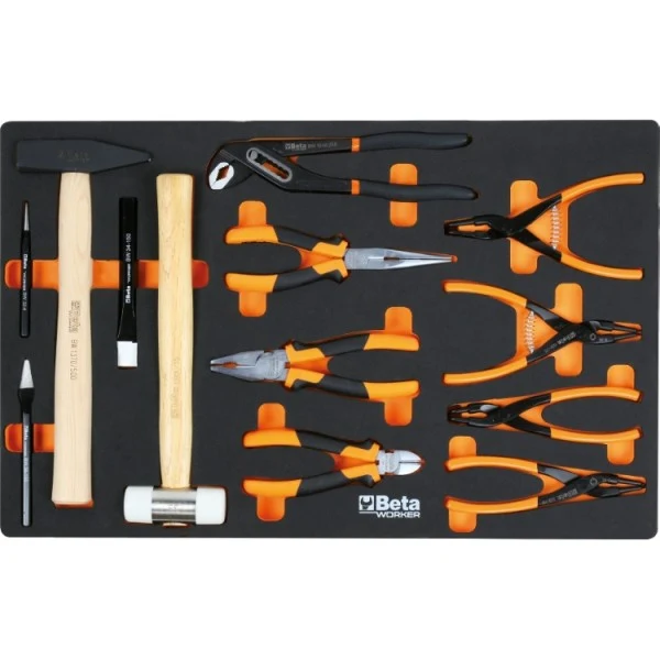 Beta BW 5000S/3M - Carrello di servizio porta attrezzi completo di 189 utensili - arancione