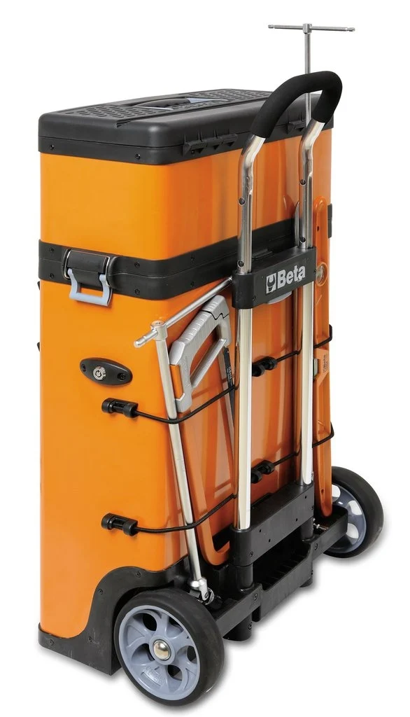 Trolley carrello portautensili BETA C41H-O a due moduli sovrapponibili (high orange)