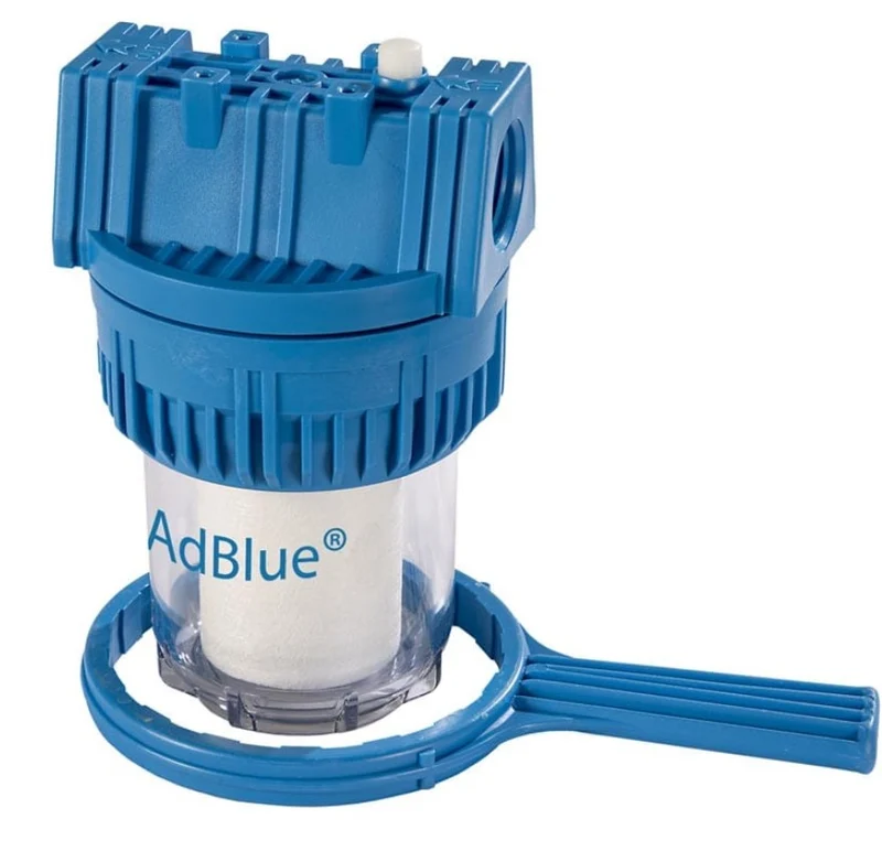 Meclube FILTRO DI MANDATA TAZZA TRASPARENTE AdBlue 20µ CON CHIAVE
