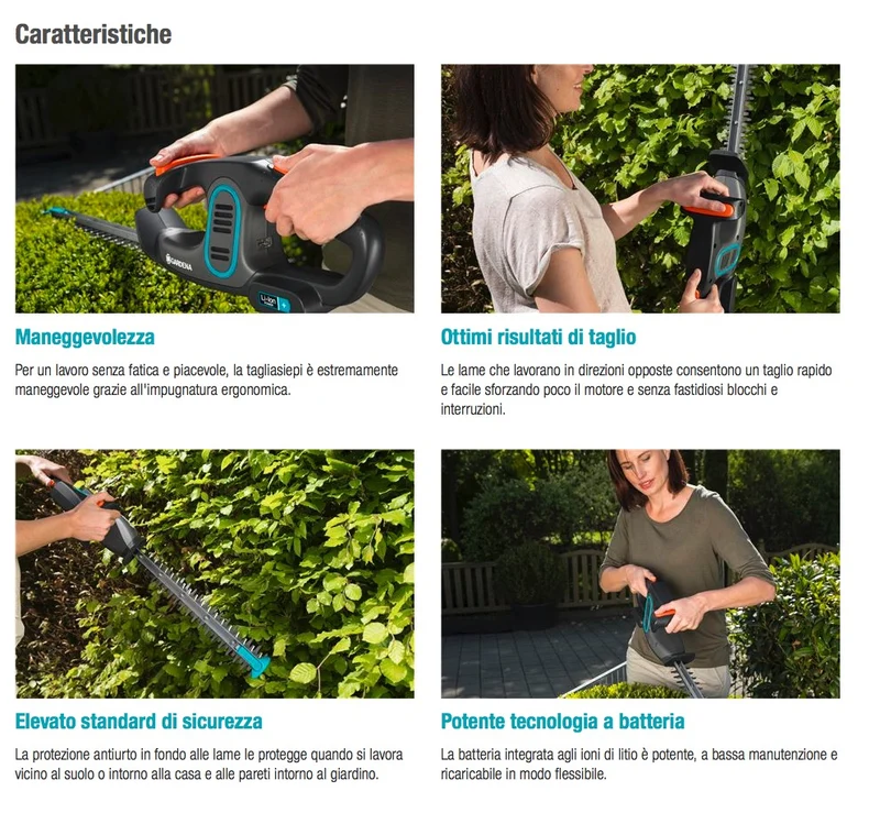 Gardena EasyCut Li - Tagliasiepi a batteria