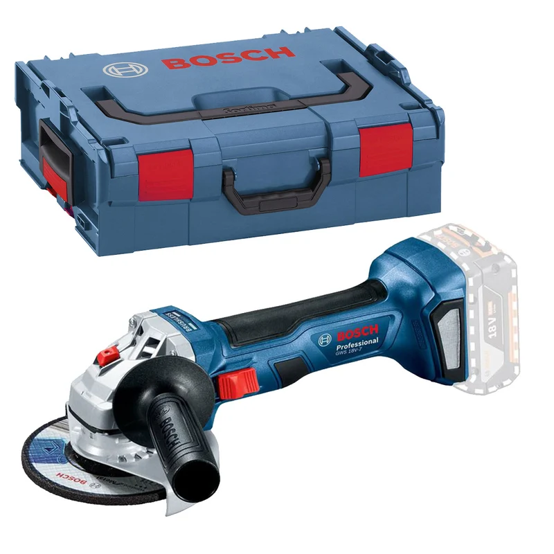 Bosch GWS 18V-7 - Smerigliatrice angolare a batteria, motore brushless, 125mm