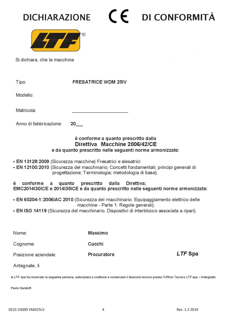LTF 058225000 - Trapano a fresa da banco con azionamento elettronico a regolazione continua