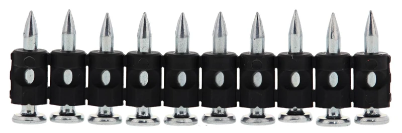 Spit 057542 - Chiodi C6 30 mm per calcestruzzo e materiali teneri - 500 pezzi + Bomboletta del gas