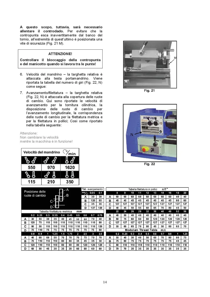 LTF 052700260 - Tornio con testa a fresare