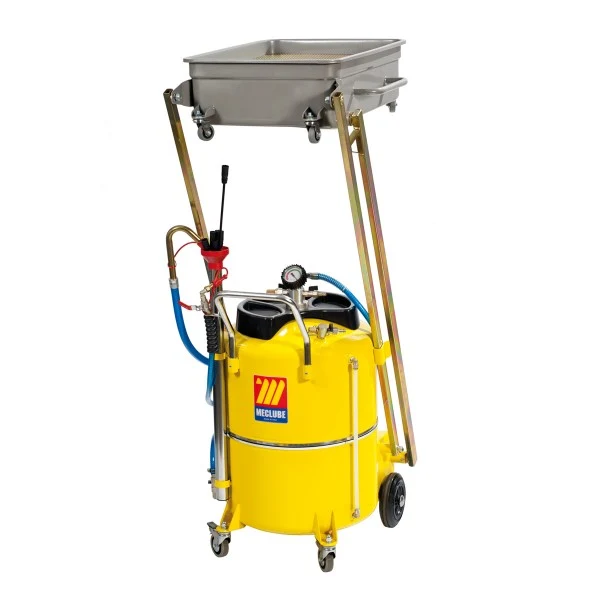 Meclube 041-1456-000 - Aspiratore-recuperatore pneumatico per olio esausto a pantografo 120 l per AUTOCARRI