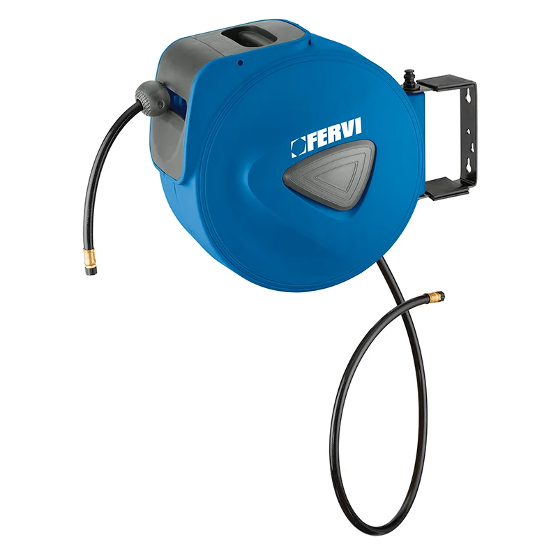 Fervi 0378/1510 - Avvolgitubo auto rientrante per aria