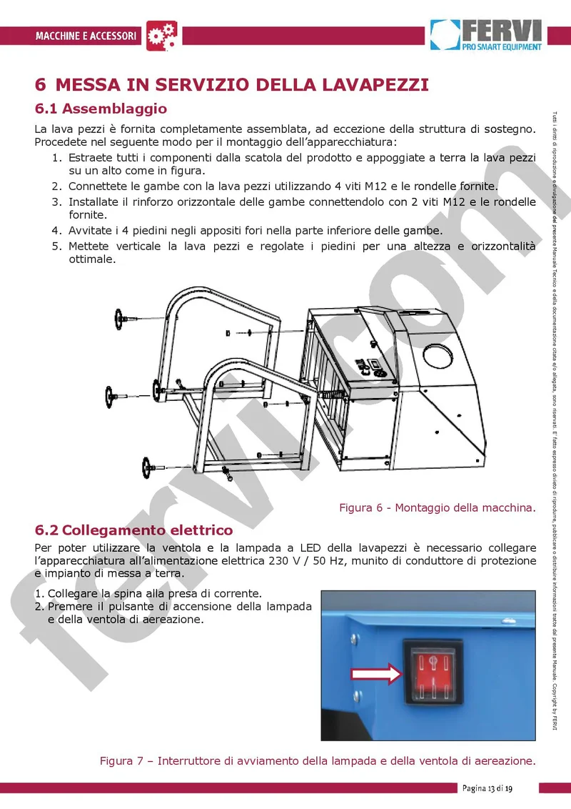 Fervi 0305 - Lavapezzi ad acqua calda