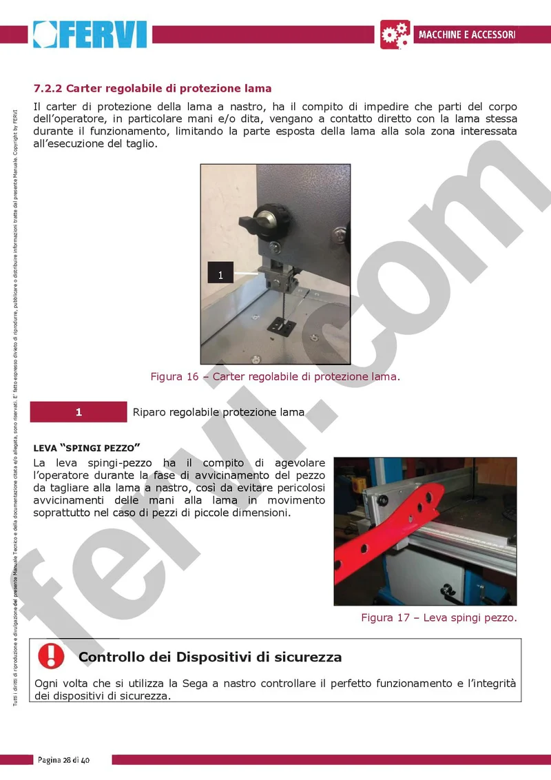 Fervi 0302/200 - Sega a nastro per legno