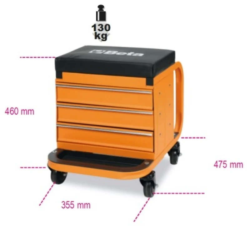 Beta 2258N-O - Seggiolino con cassettiera
