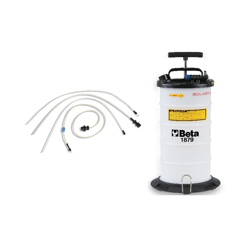 Beta 1879 - Aspiratore liquidi manuale e pneumatico da 9,5 Litri