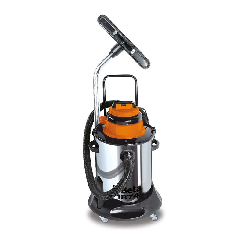 Beta 1874 50 - Aspiratore 50 litri per solidi e liquidi bidone in acciaio INOX