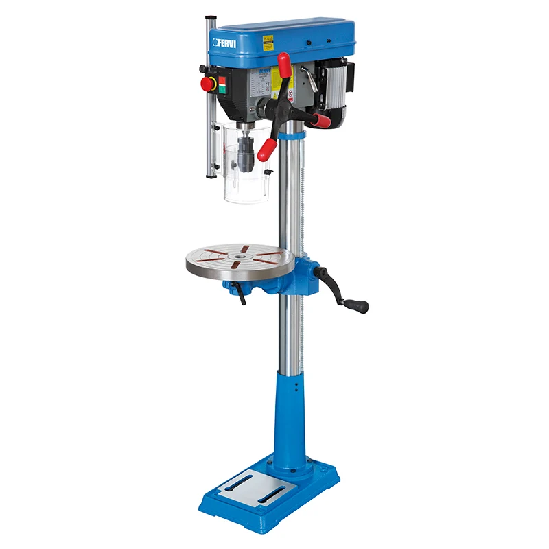 Fervi 0186 - Trapano a colonna con trasmissione a cinghia 230V 50 Hz 650W