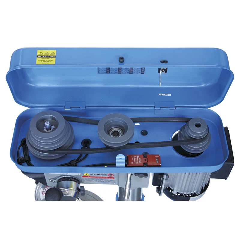 Fervi 0186 - Trapano a colonna con trasmissione a cinghia 230V 50 Hz 650W
