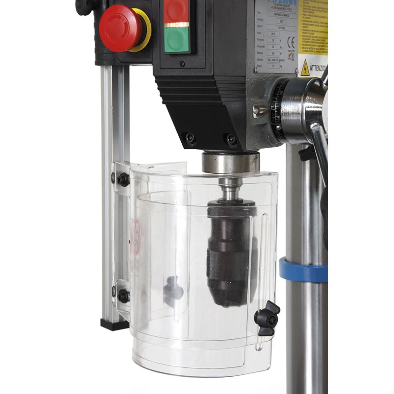 Fervi 0186 - Trapano a colonna con trasmissione a cinghia 230V 50 Hz 650W