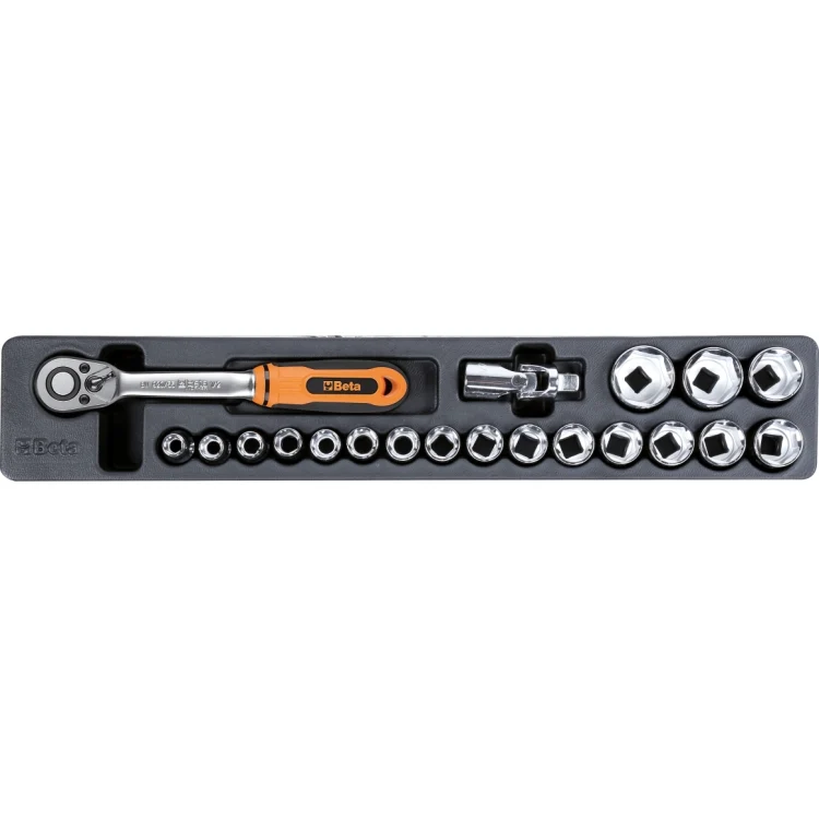 Beta BW 2120L-E/T91 - cassetta in lamiera con assortimento 91 utensili
