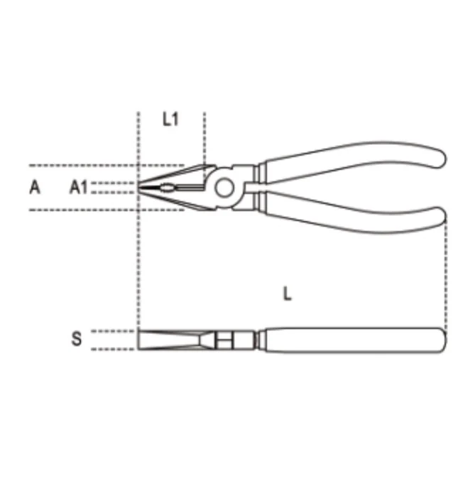Pinza Beta 011500048 universale con manici ricoperti con 2 strati di PVC antiscivolo