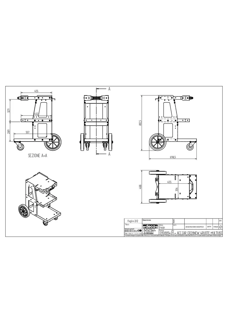 Carrello Deca "CR28"
