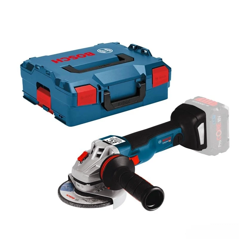 Bosch GWS 18V-10C - Smerigliatrice angolare a batteria, 125mm - solo corpo in valigetta