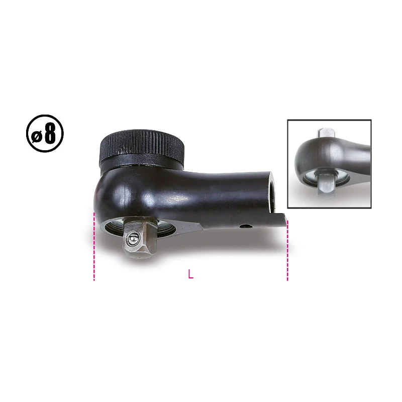Beta 611 - Cricchetti reversibili per barre dinamometriche 604B/5 e 604B/10