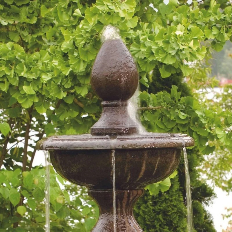 Vicenza 2-Tier Concrete Fountain - Massarellis #3666