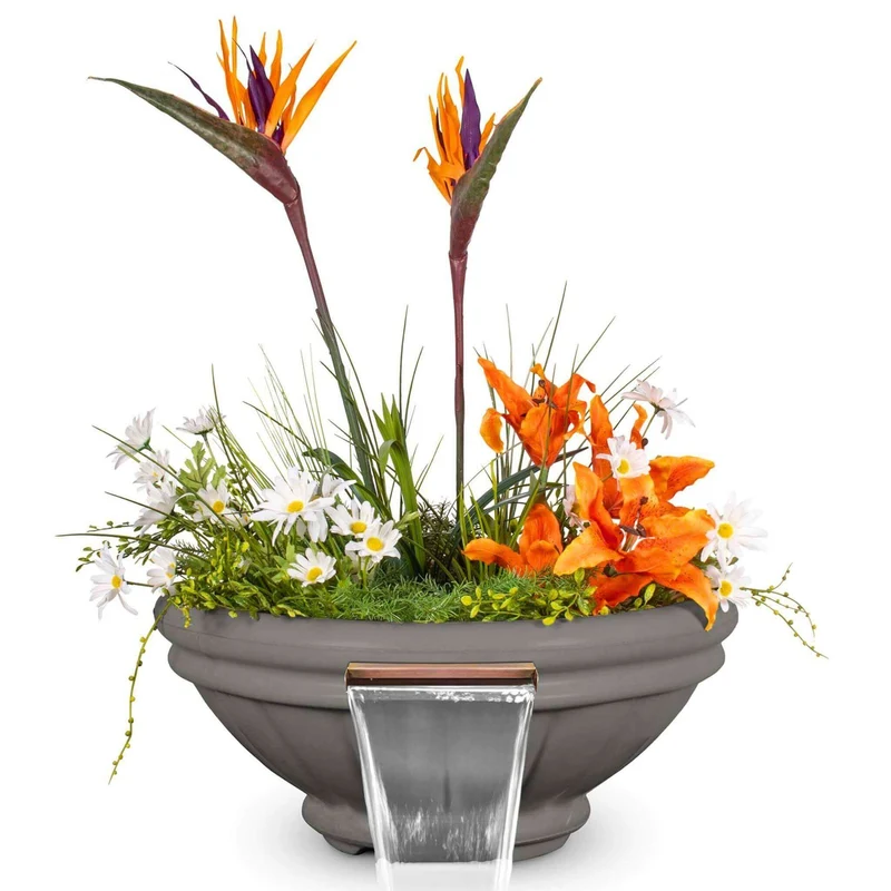 Roma Concrete Planter & Water Bowl - The Outdoor Plus