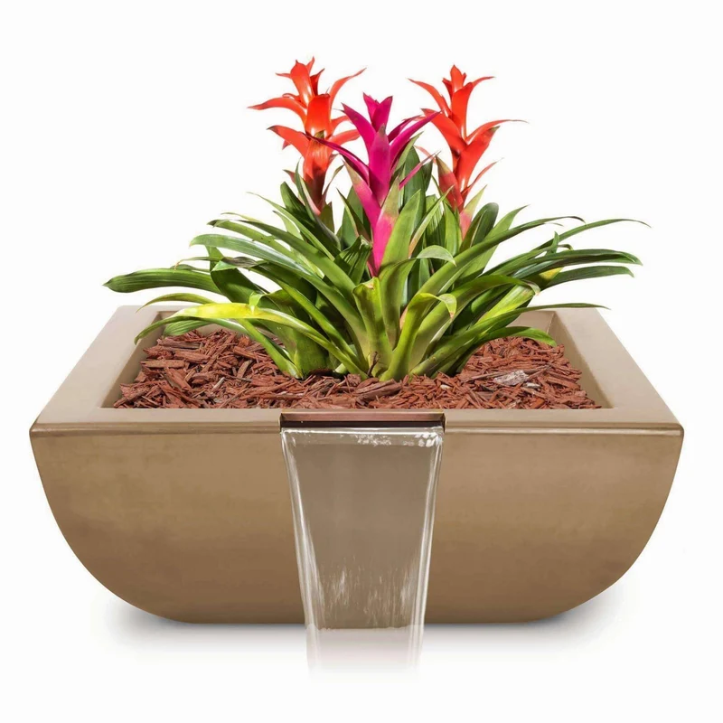 Avalon Concrete Planter & Water Bowl - The Outdoor Plus