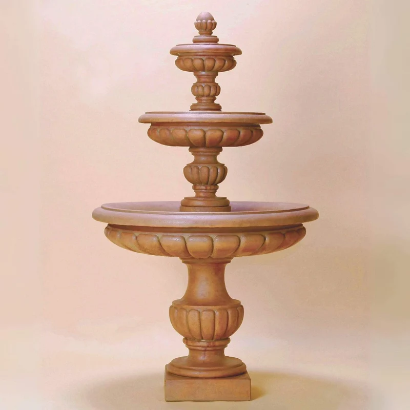 Parigi 3-Tier Concrete Fountain - Giannini #1164