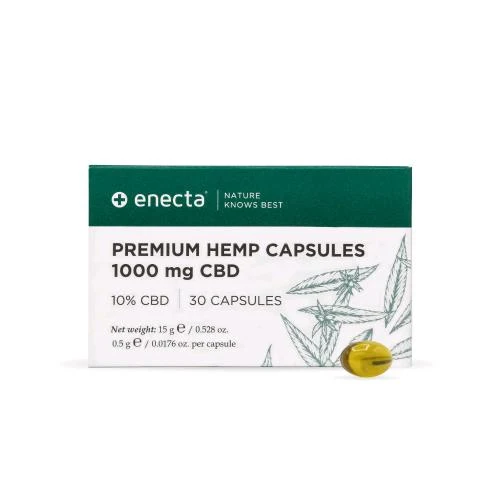 ENECTA - CANAPA PREMIUM - 1000MG CBD - 30 CAPSULE