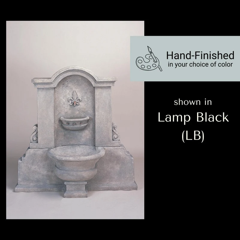 Flaminia Concrete Wall Fountain - Giannini #1063