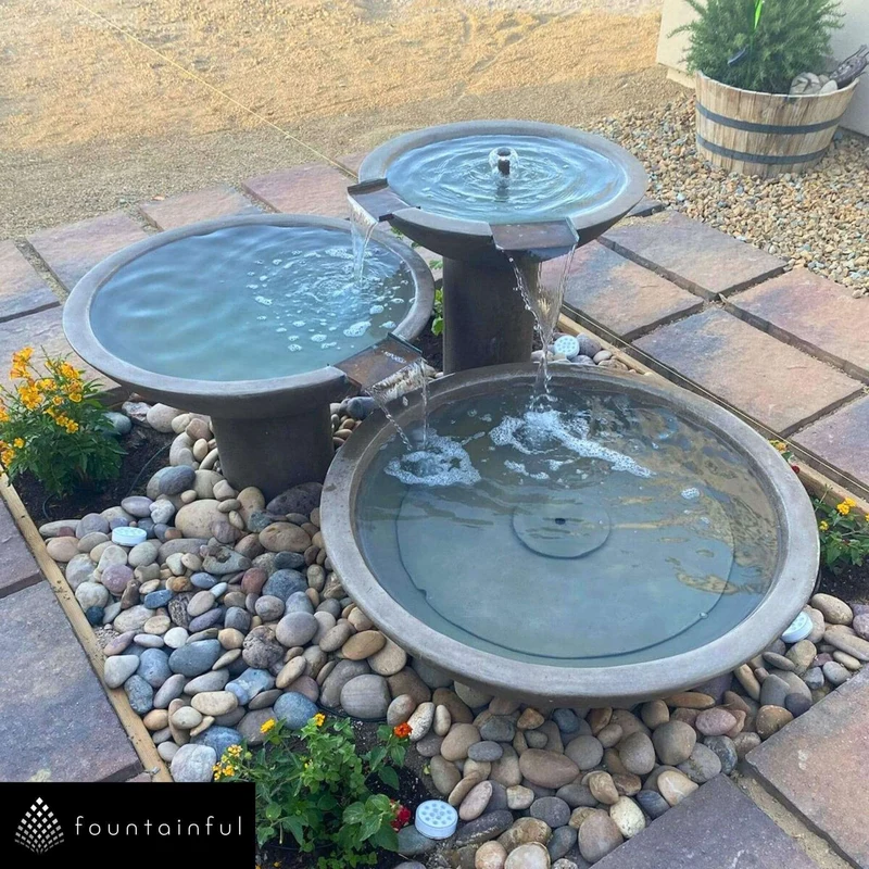 Scottsdale Concrete Spillway Style Fountain - Giannini #1749