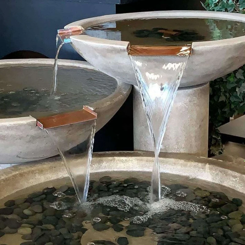 Scottsdale Concrete Spillway Style Fountain - Giannini #1749