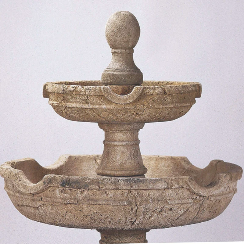 Agrigento 3-Tier Concrete Fountain - Giannini #1022
