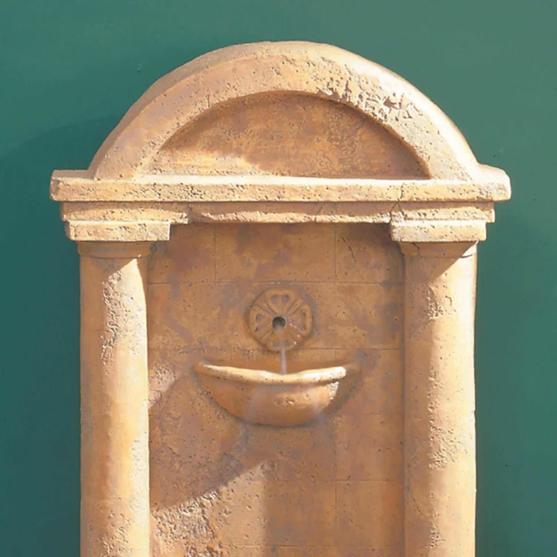 Foro Romano Concrete Wall Fountain w/Planter - Giannini #101