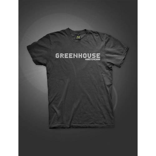 T-SHIRT GREEN HOUSE GREEN HOUSE DOTS UOMO NERO [XL]