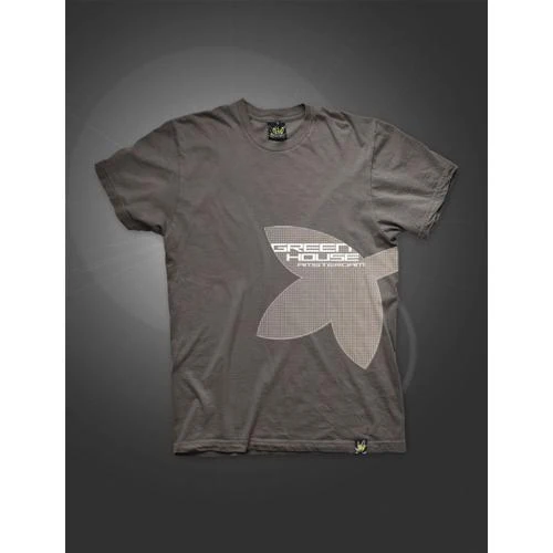 GREEN HOUSE t-shirt BIG LEAF uomo Grigio marrone [S]