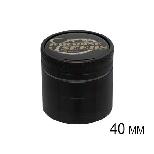 PARADISE SEEDS - GRINDER LOGO 3D NERO 40 MM 4 PEZZI