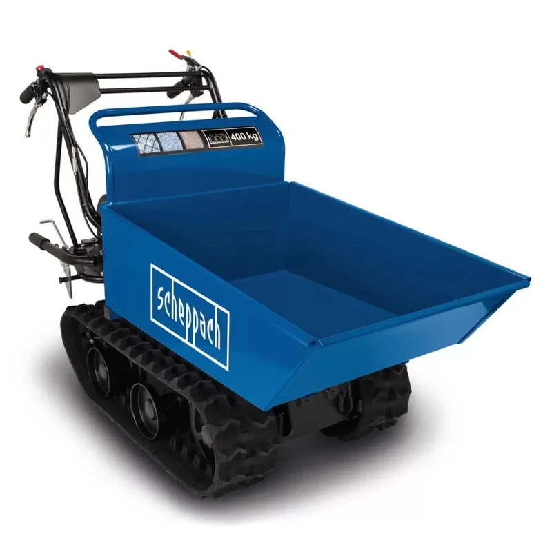 Scheppach DP4500 - Motocarriola dumper a cingoli, portata 400kg