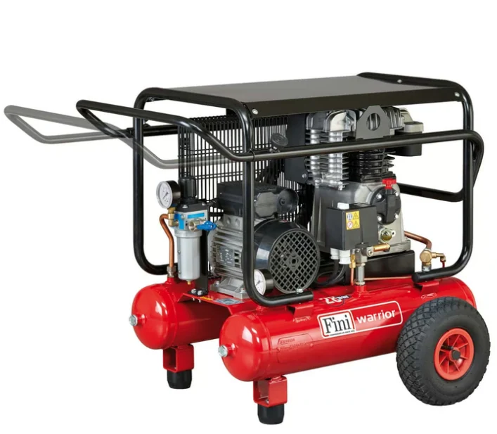 Fini Warrior BK113-3M-A.P.-28 Compressore ad alta pressione a cinghia bistadio con olio, 28 bar , 20 litri , 220V , l/min 225