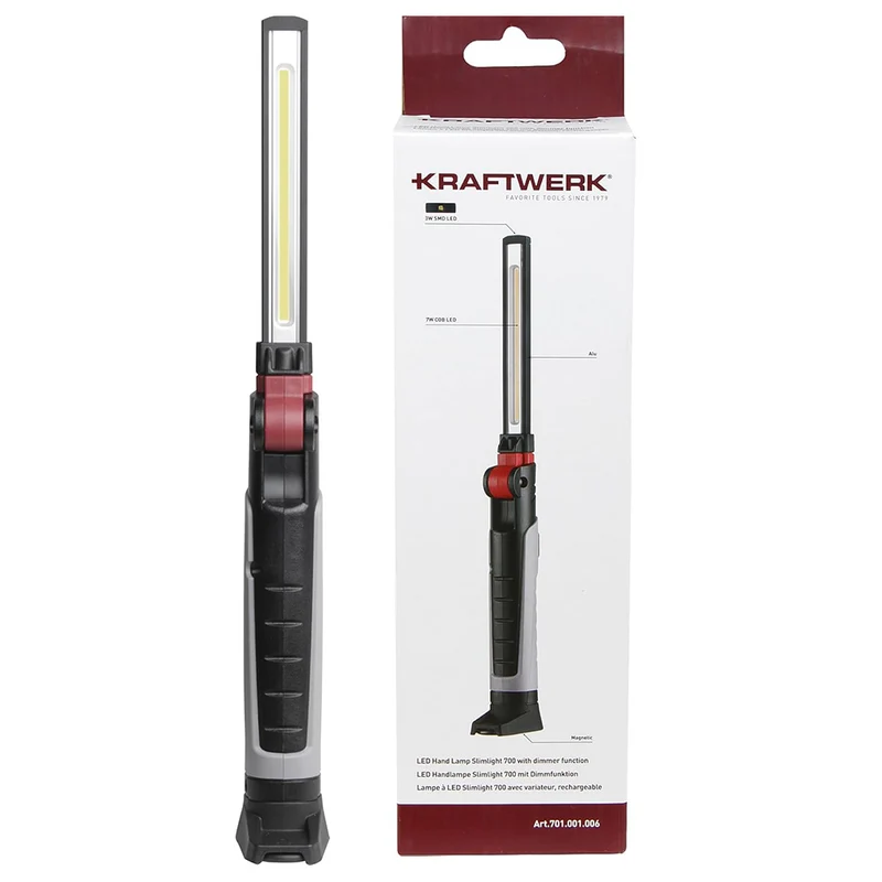 Kraftwerk 701.001.006 - Lampada portatile LED Slimlight 700 con funzione dimmer
