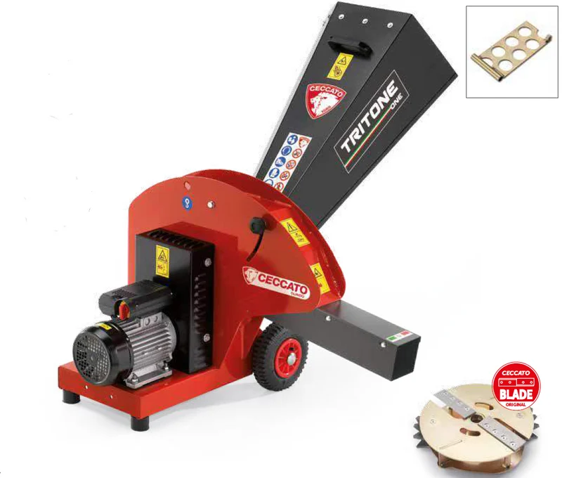 Ceccato TRI230 biotrituratore elettrico 220V Tritone one electric , per rami max Ø 40 mm