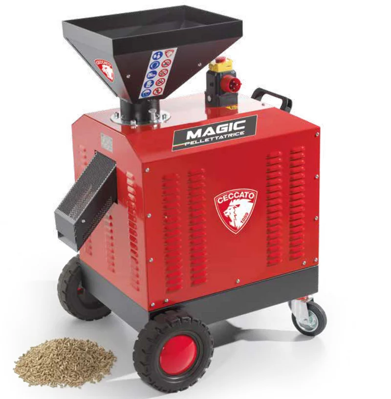 Ceccato PELLE3 PELLETTATRICE MAGIC ELECTRIC 220v , pellet Ø 6 mm , 30 kg/h ,