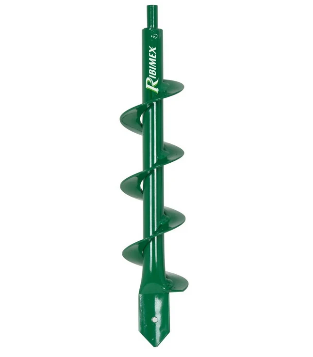 Ribimex PRTARPER060 Trivella per trapano da Ø 6 cm , attacco esagonale per trapano 8 mm , lunghezza 320 mm