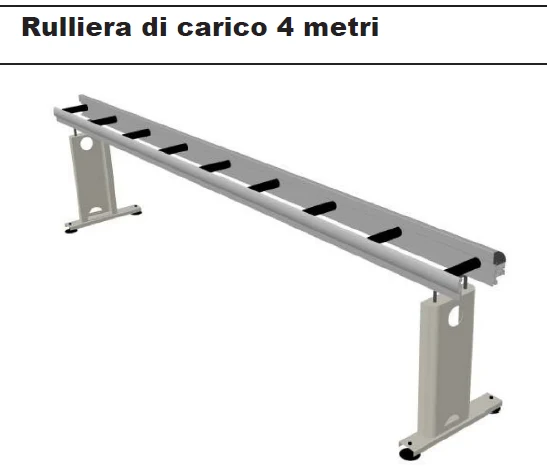 GEA200 Rulliera di carico 4 metri