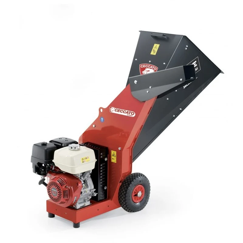 CECCATO Olindo Tritone Maxi Honda - Biotrituratore con motore a scoppio - 11,7 CV , rami max 70 mm