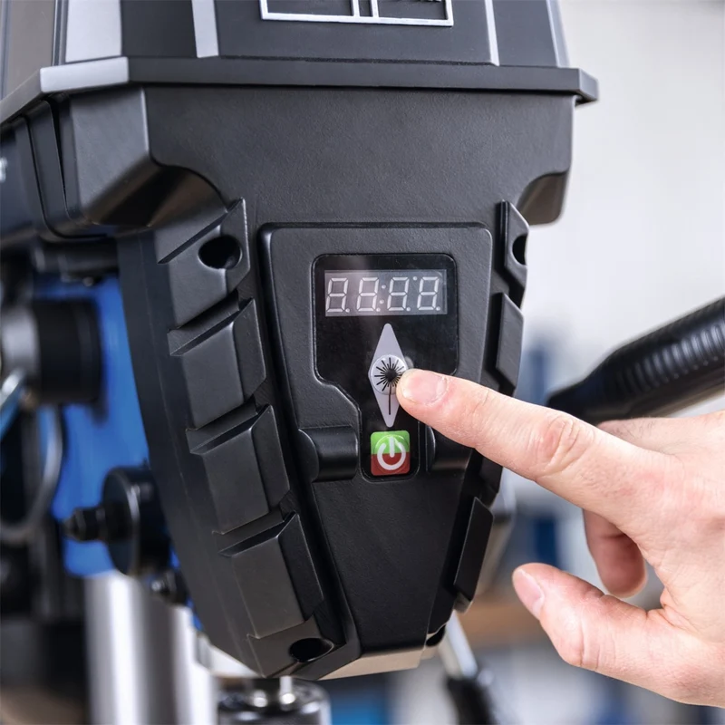Scheppach TBM250Vario - Trapano a colonna con variatore di velocità 220V - 550W